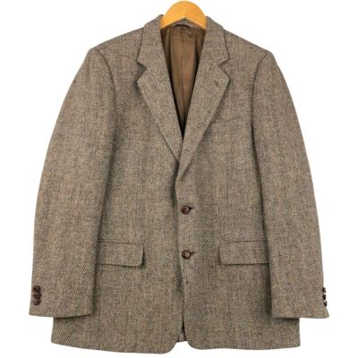 古着 ハリスツイード Harris Tweed テーラードジャケット メンズM相当