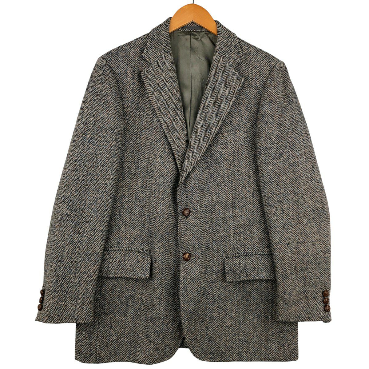 古着 80～90年代 ランズエンド LANDS END Harris Tweed ハリスツイード