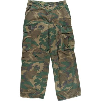 開店記念セール！ 古着 迷彩柄 4th ジャングルファティーグパンツ 米軍実品 60年代 個人装備