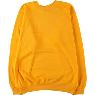 古着 80s USA製 Hanes 無地 ソリッド ラグラン スウェット