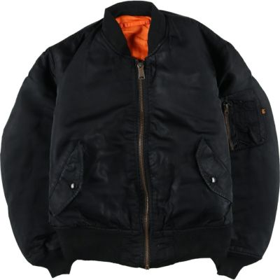 古着 90年代 民間品 アルファ ALPHA MA-1タイプ 中綿入り ミリタリー