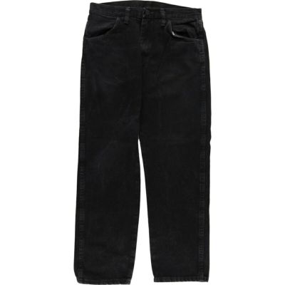 古着 ラスラー RUSTLER ブラックデニム ストレートデニムパンツ メンズw32相当 /eaa461783 【中古】 【240706】 ss2503_30