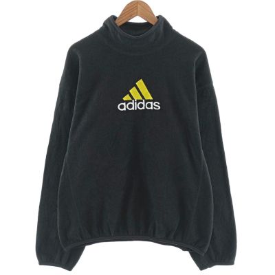 古着 90年代 アディダス adidas ハイネック フリースカットソー メンズL相当 ヴィンテージ /eaa404144 【中古】 【250102】