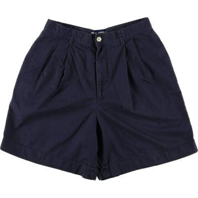 90s POLO SPORT Ralph Lauren チノショーツ ラルフ 古着 90s Polo Ralph Lauren タック チノ ショーツ ショート