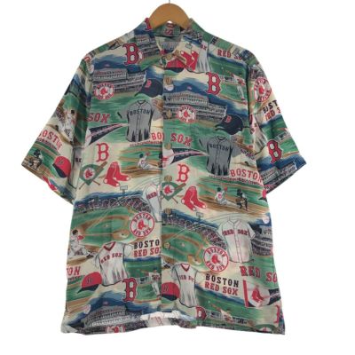 古着 レインスプーナー REYNSPOONER GENUINE MERCHANDISE 総柄