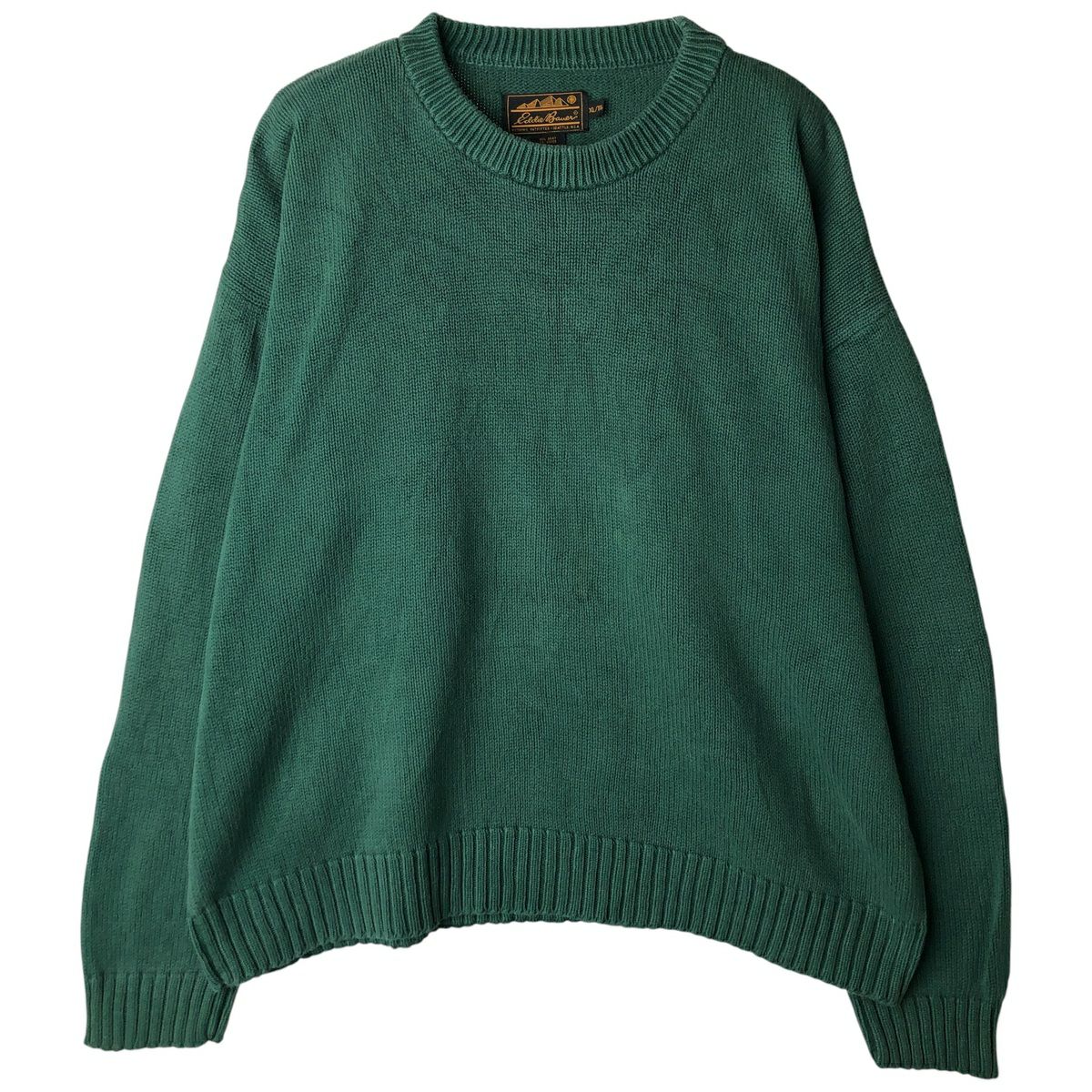 古着 80～90年代 エディーバウアー Eddie Bauer 黒タグ ショールカラー