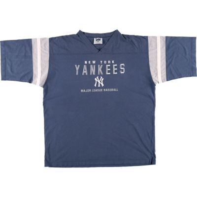 Lee SPORT　MLB　Yankees　ヤンキース　ゲームシャツ　00s Vintage 2000s Lee New York Yankees Logo MLB Baseball Baggy