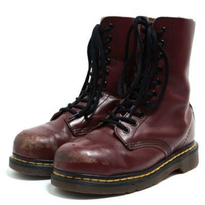 古着 ドクターマーチン Dr.Martens スチールトゥ 10ホールブーツ 英国