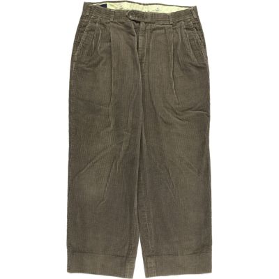 ラルフローレン リネンシルク 黒 スラックス ワイドパンツ 古着