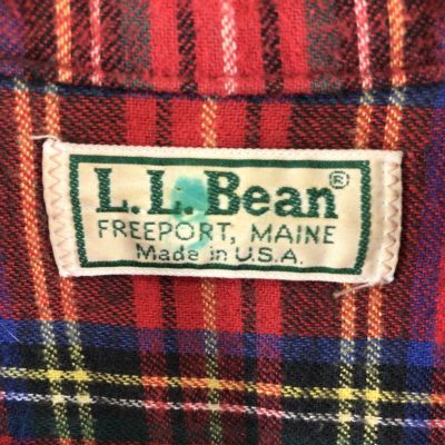 古着 80年代 エルエルビーン L.L.Bean FREEPORT MAINE 長袖 コットン