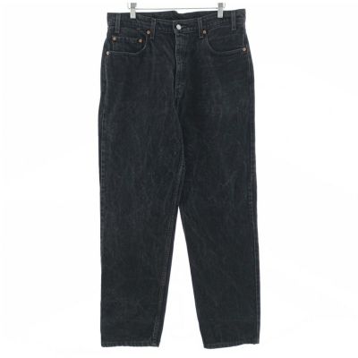 古着 90年代 リーバイス Levis 550 RELAXED FIT ブラックデニム