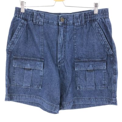 Sean John ダークデニム ショートパンツ 古着 SEAN JOHN デニムショーツ ハーフパンツ メンズw34