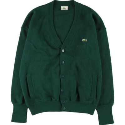 古着 80年代 ラコステ LACOSTE IZOD アクリルニットカーディガン USA製