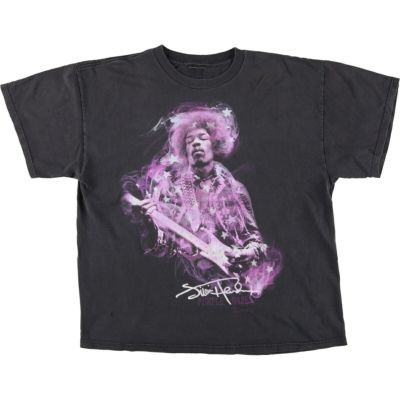00s vintage jimi hendrix zion 灰色 両面 Tシャツ Vintage Jimi Hendrix Experience T-Shirt - Zion Tag Shirt -XL