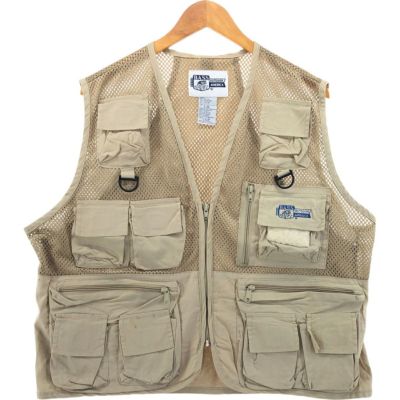 今 話題 の 人気 商品 古着 /eaa555384 メンズL相当 フィッシングベスト OUTDOOR BASS ウェア