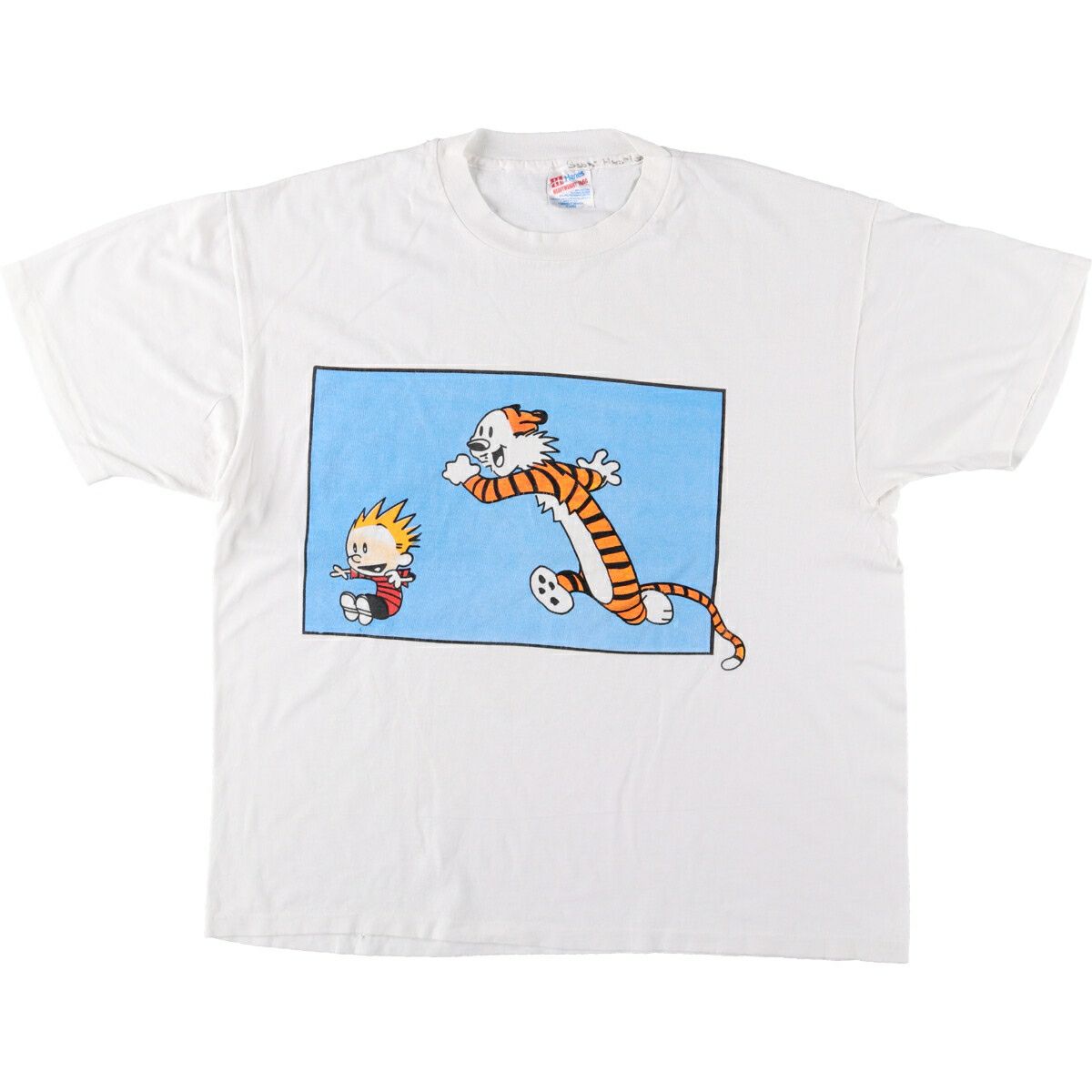 古着 90年代 ヘインズ Hanes Calvin and Hobbes カルビンと 古着 90年代 ヘインズ Hanes Calvin and Hobbes カルビンと
