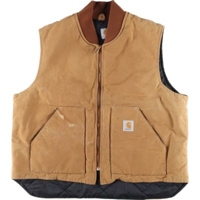 古着 カーハート Carhartt ダック地ベスト メンズXL /eaa298828 【中古