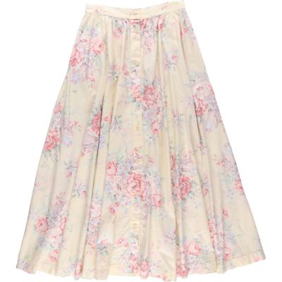 【RALPH LAUREN】花柄 クレープ Vネック Aライン ワンピース zj-dg-06801.jpg