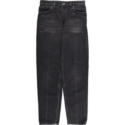 古着 90年代 リーバイス Levis 550 ブラックデニム テーパード