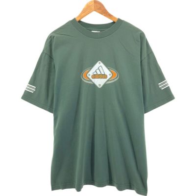 古着 90~00年代 アディダス adidas リンガーTシャツ USA製