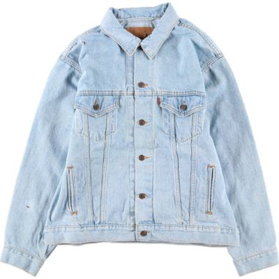 古着 90年代 リーバイス Levi's 70507 ブラック デニムジャケット G