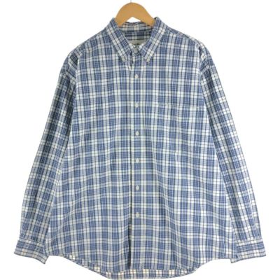 古着 エディーバウアー Eddie Bauer 長袖 ボタンダウンチェック