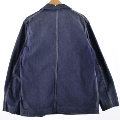 古着 70年代 シアーズ Sears デニムカバーオール USA製 メンズL