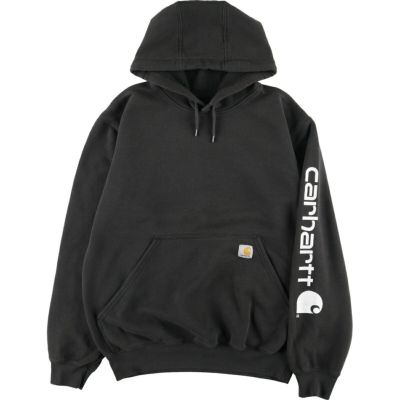 カーハート Carhartt 袖プリント スウェットプルオーバーパーカー