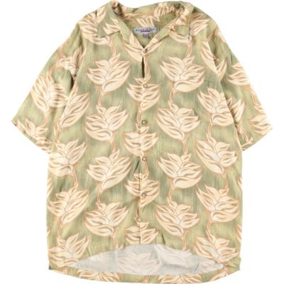 古着 クイックシルバー Quiksilver レーヨン ハワイアンアロハシャツ メンズXL /eaa346378 【中古】 【230827】 ss2503_50