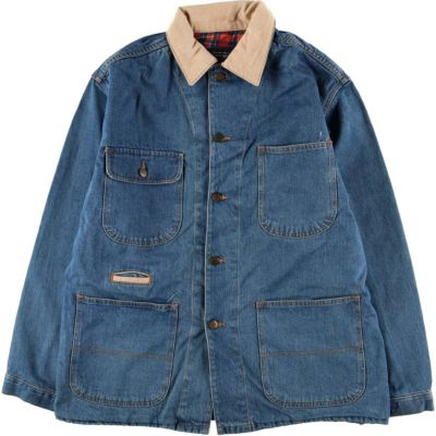 古着 Vantage デニムカバーオール USA製 メンズL相当 ヴィンテージ