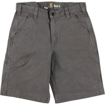 T*U様 Mexico製 Carhartt ダック地 ショートパンツ R11 M 古着 カーハート Carhartt ダック地ペインターショーツ ショート