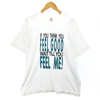 古着 90年代 フルーツオブザルーム FRUIT OF THE LOOM メッセージプリントTシャツ USA製 メンズXL相当 ヴィンテージ /eaa461507 【中古】 【240710】