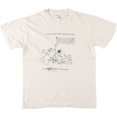 古着 90年代 ヘインズ Hanes プリントTシャツ メンズM相当 ヴィンテージ /eaa461207 【中古】 【240711】