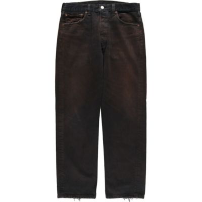 11726円 免税 古着 リーバイス Levis 501 ブラックジーンズ ストレート