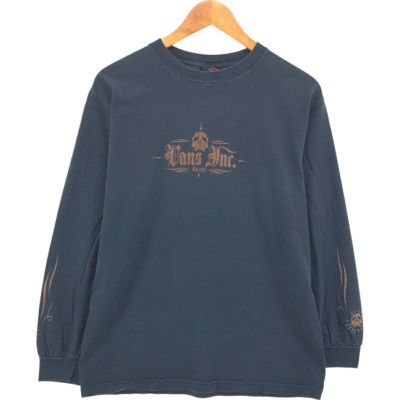 古着 GOOD SPORTS ドクロ柄 スカル柄 ファイヤーパターン ロング