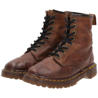 古着 ドクターマーチン Dr.Martens スエード 厚底 6ホールブーツ 英国 