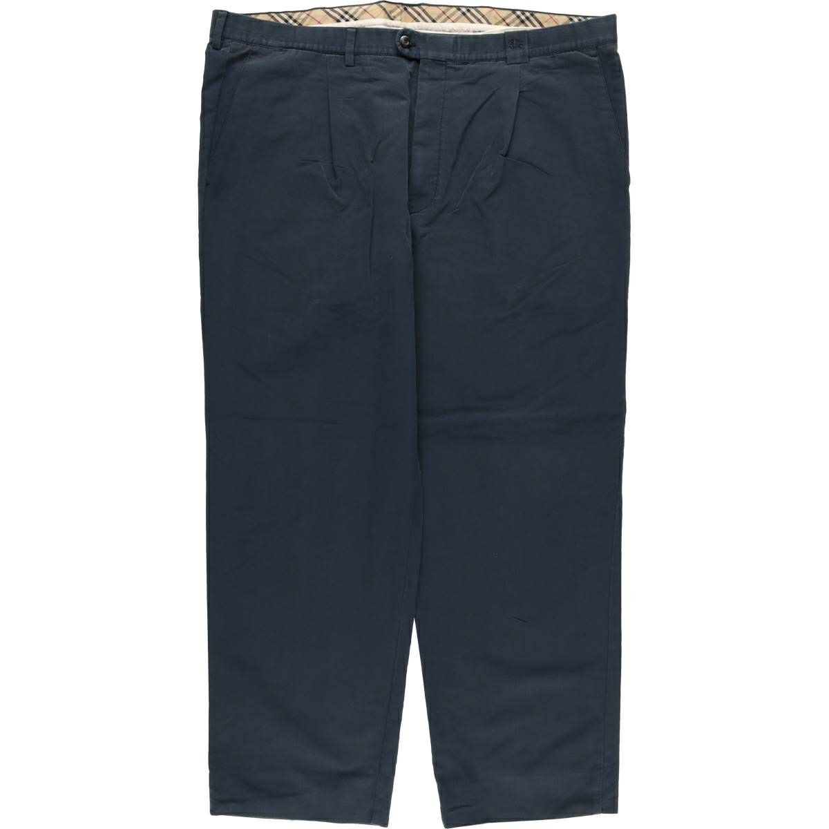 古着 バーバリー Burberrys LONDON ワンタック コットン スラックス