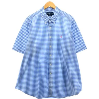 ラルフローレン CLASSICFIT【L】ロゴ刺繍 チェック 半袖シャツ メンズ Amazon.co.jp: [POLO RALPH LAUREN] [ポロラルフローレン] null