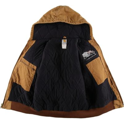 超美品 Carhartt ダック地 中綿 S アクティブジャケット 楽天市場】カーハート Carhartt 中綿入りフーデッドブルゾン