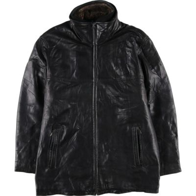 古着 TRAPPER 中綿入り レザージャケット メンズL相当 /eaa566350