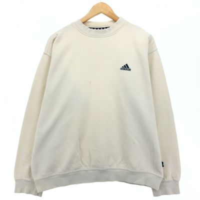 古着 90年代 アディダス adidas ロゴスウェット トレーナー メンズL ...