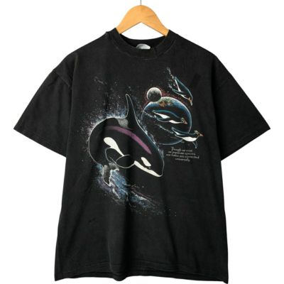 古着 90年代 ヘインズ Hanes BEEFY-T アニマルTシャツ USA製