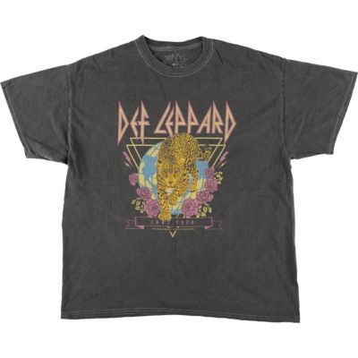 古着 DEF LEPPARD デフレパード レオパード柄 ヒョウ柄 バンドT