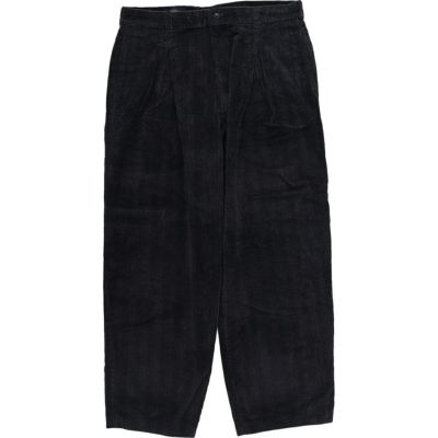 古着 90年代 ランズエンド LANDS END ツータック ウールパンツ