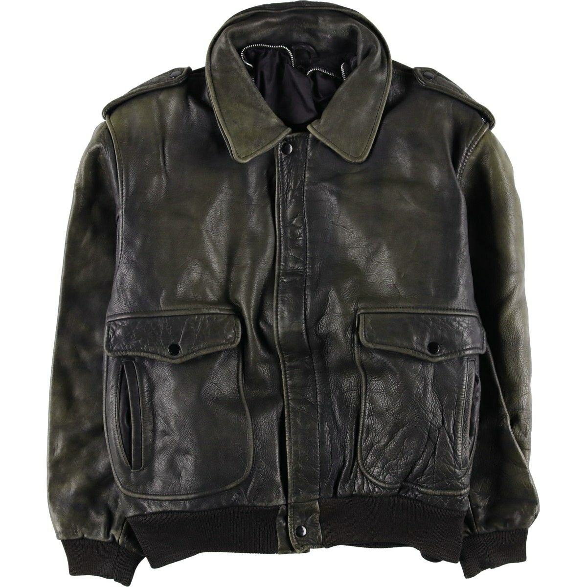 古着 ショット SCHOTT A-2タイプ レザーフライトジャケット USA製