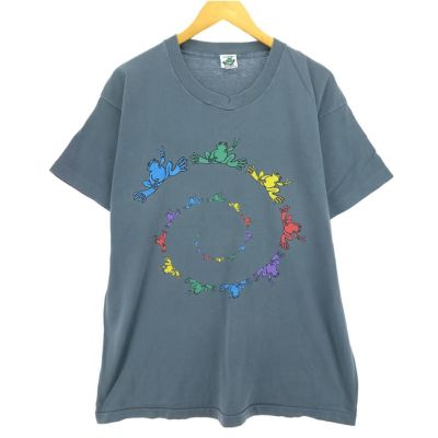 シャツ 古着 90s Knot US カエル 総柄 USA製 ノーカラー XL シャツ 古着 90s Knot US カエル 総柄 USA製 ノーカラー XL
