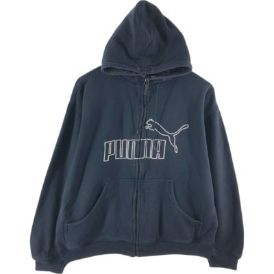 古着 プーマ PUMA スウェットフルジップパーカー メンズL相当