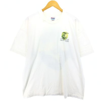 古着 90年代 ヘインズ Hanes BEEFY-T ライオン柄 バックプリント アニマルTシャツ USA製 メンズXXL相当 ヴィンテージ /eaa465452 【中古】 【240713】