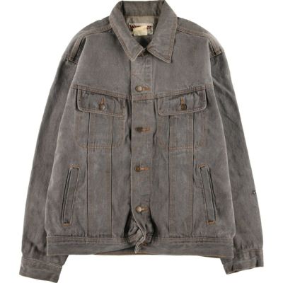 古着 90年代 ラングラー Wrangler ブラック デニムジャケット Gジャン