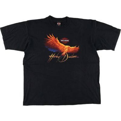 80s USA製 ハーレーダビッドソン モーターサイクル Tシャツ イーグル L 80s USA製 ハーレーダビッドソン モーターサイクル Tシャツ